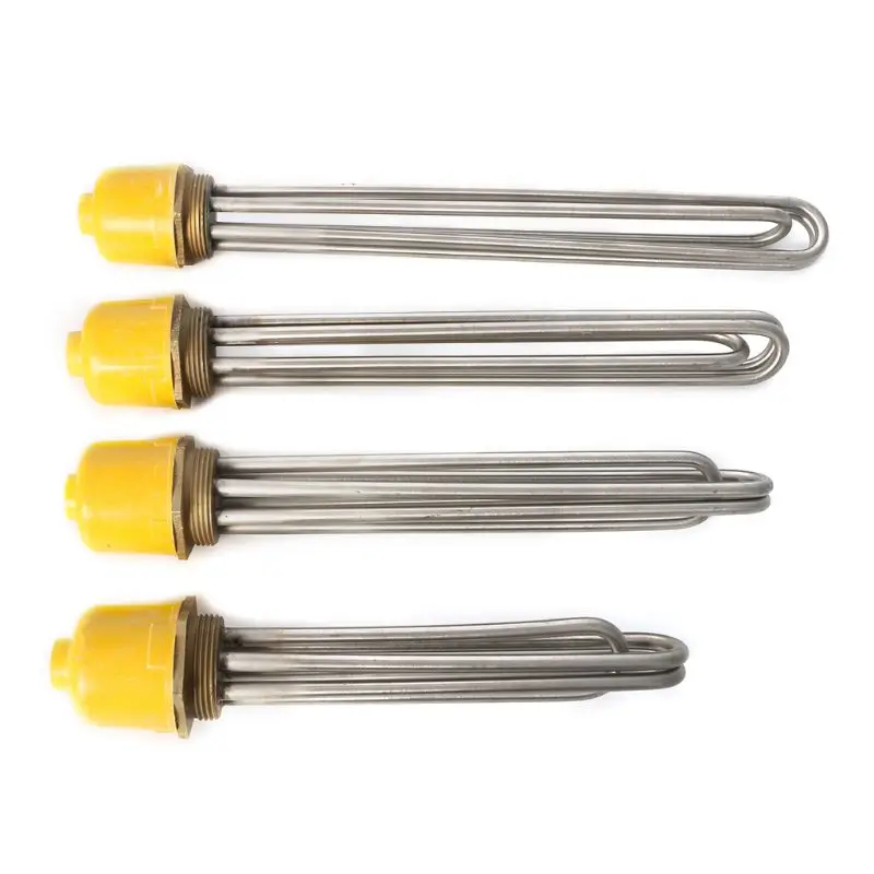 380V 3KW-12KW Electric Water Heater Parts Water Tank DN40 Heating Pipe Water Heater / Boiler Electrical Immersion Element