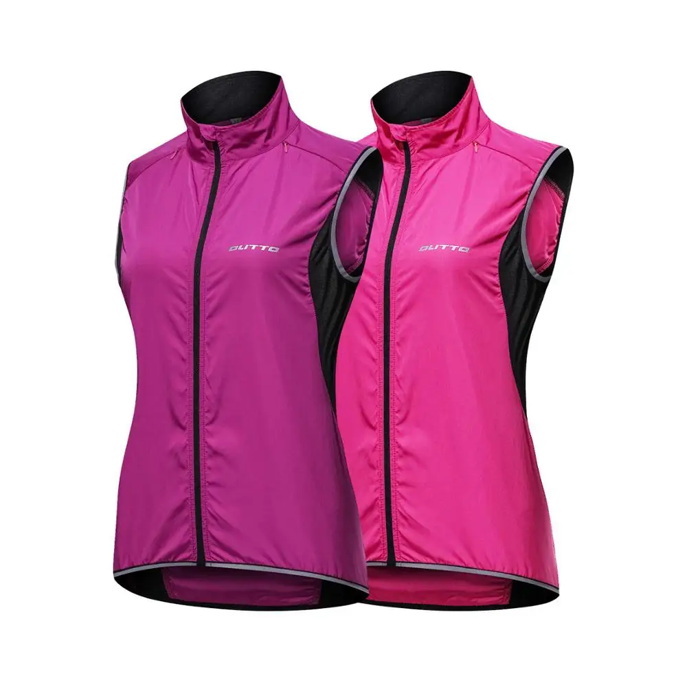 Lightweight Waterproof Cycling Gilet Women Mtb Bike Vest Windproof Mountain Bicycle Clothing Breathable Reflective Sportswear