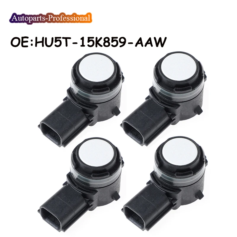 

4 Pcs PDC Parking Sensor For Ford Fiesta Mk8 Ecosport CR6 EcoBoost HU5T15K859AAW HU5T-15K859-AAW Car Auto accessorie