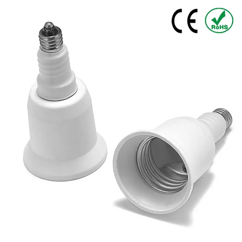 

50pcs E11 to E26 Adapter E11 to E26 Lamp Adapter Holder Converter Base Socket LED Light Bulb Extend Extension Plug