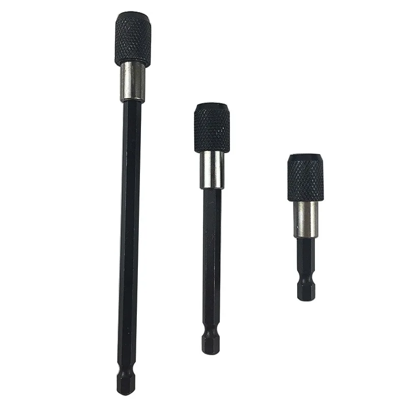 3PC/1PC 60/100/150Mm 1/4นิ้ว Hex Shank ข้อต่อไขควงส่วนขยายตัวยึดบาร์ไขควง