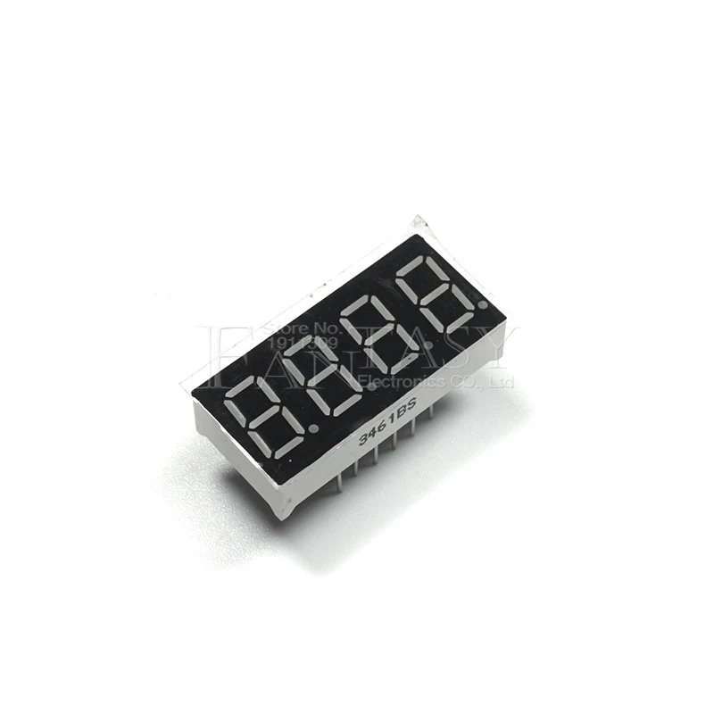 5pcs Digital tube segment common Cathode Red 4 Bit digital Tube 0.36 inch  Red LED Display HSN-3643S