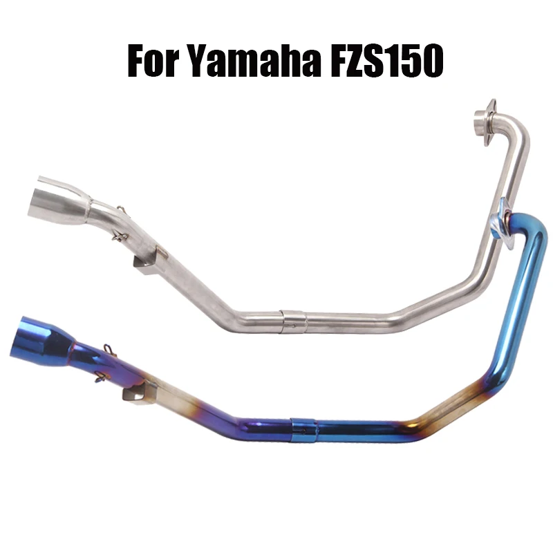 

For Yamaha FZS150 Exhaust Front Link Pipe Escape Header Tube Modified Connect Section Stainless Steel Slip On Motorcycle