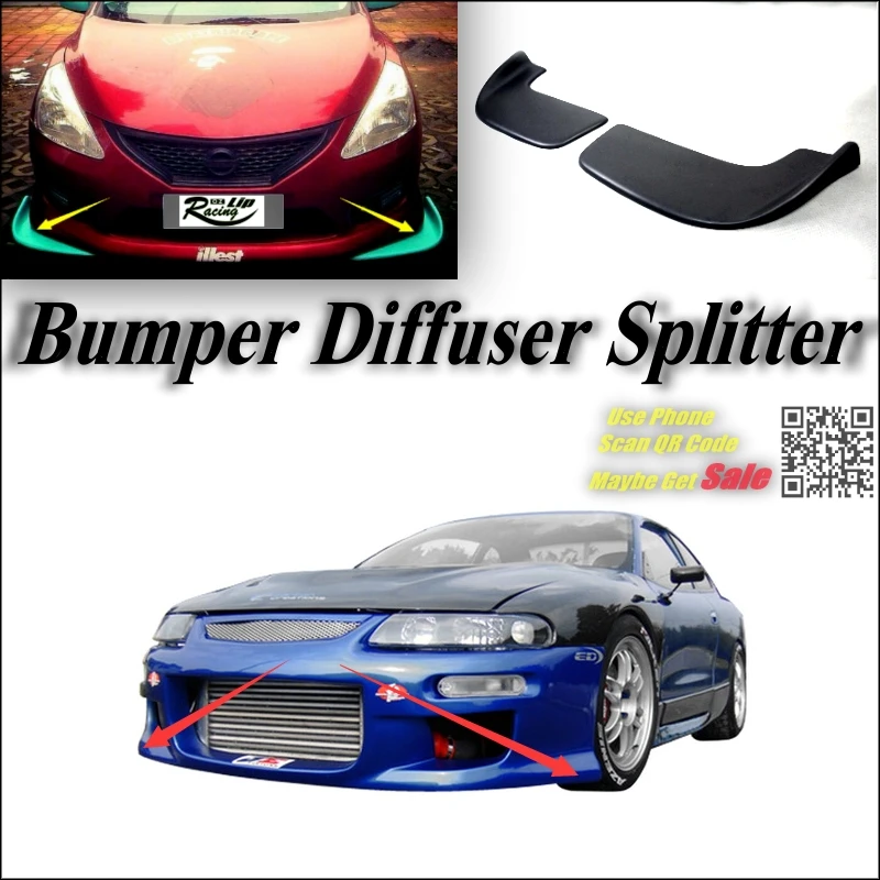 

Car Splitter Diffuser Bumper Canard Lip For Chrysler Sebring Tuning Body Kit / Front Deflector Car Body Flap Fin Chin