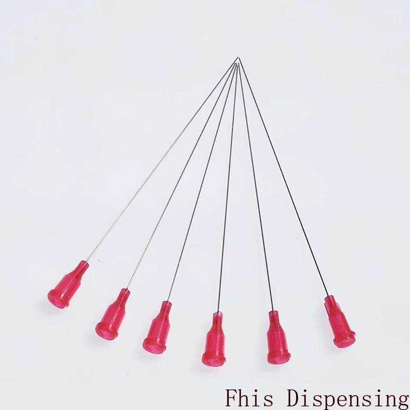 Punta smussata Luer Lock 25G ago di erogazione 4 "confezione da 5