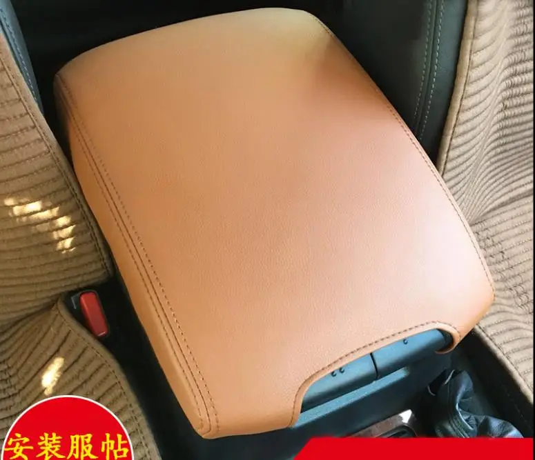 For Toyota Prado 150 2010 2011 2012 2013 2014 2015 2016 2017 -2019 Microfibre Leather car Center  Armrest box Cover car interior