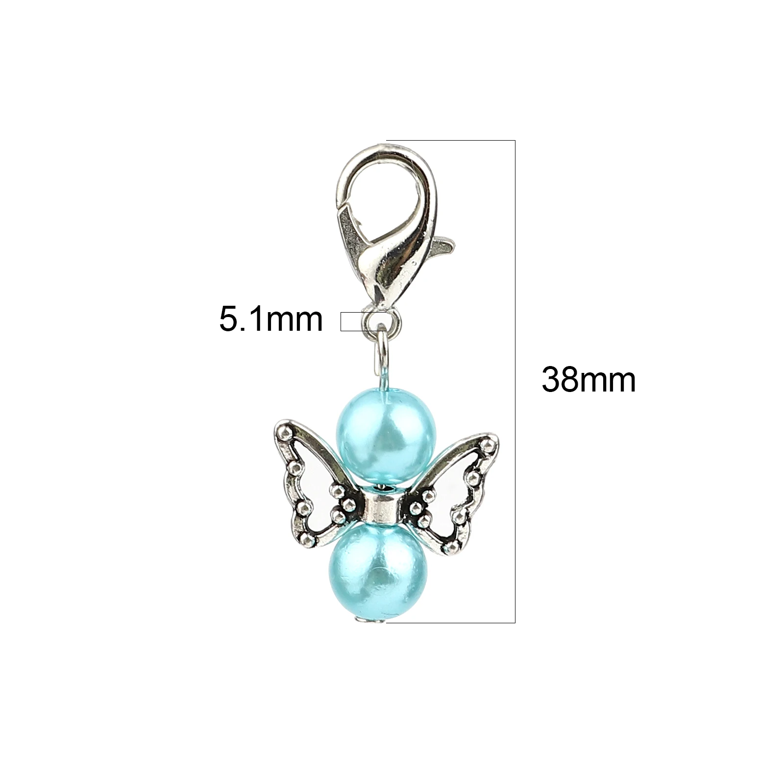 5 PCs Hollow Butterfly Knitting Stitch Markers Insect Butterfly Metal Clips Marker Tag Knitting Stitch Holder Sewing Supplies