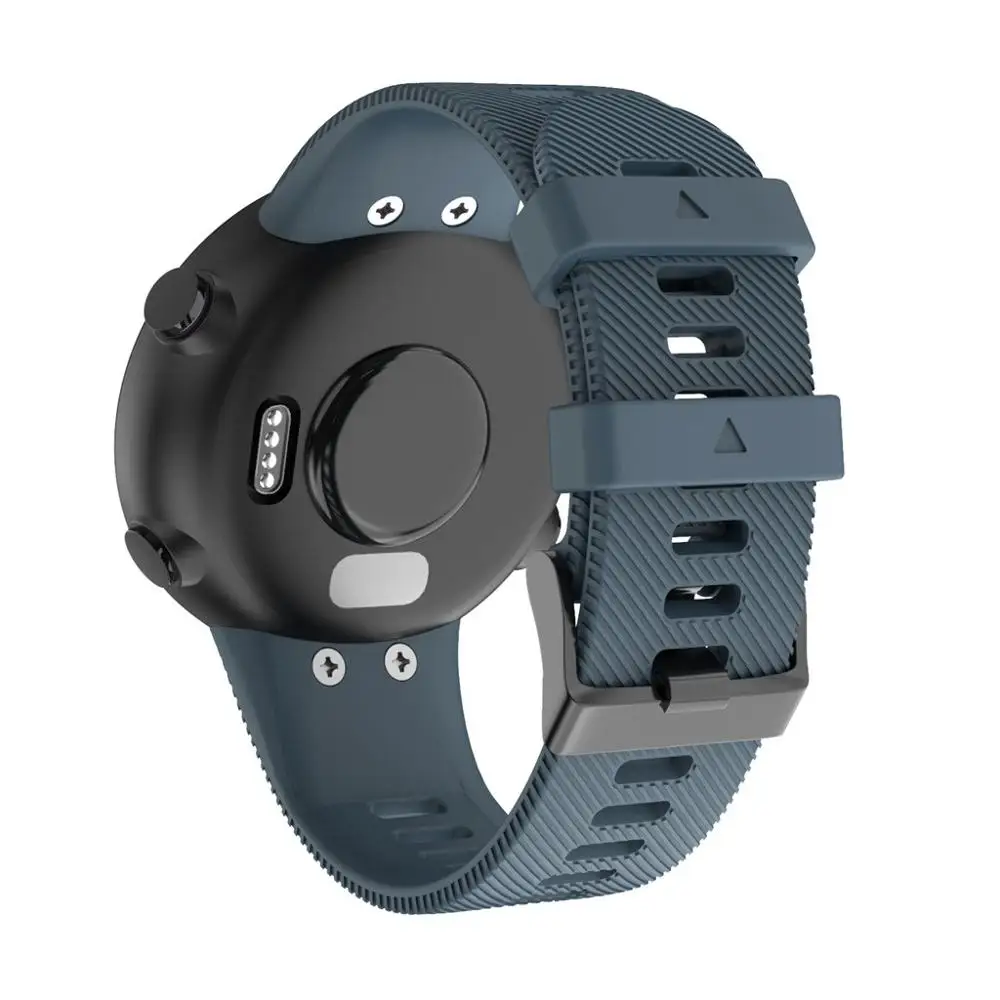 Correa de silicona suave para reloj Garmin Forerunner 45, correa de repuesto deportiva, pulsera inteligente, 20mm