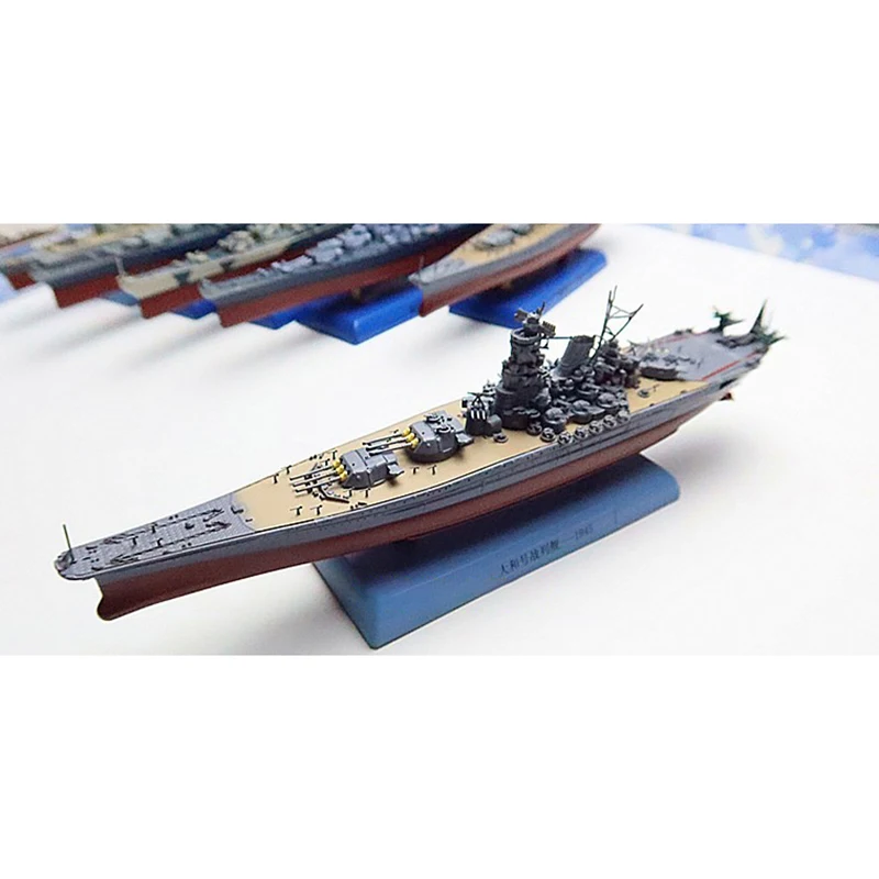 Diecast 1:1000 Scale Alloy Finished Product Battleship Yamato Battleship Decoration Model Collection Souvenir Display Toys