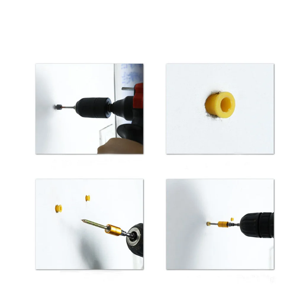 1 Set Wall hole hanging combination triangle drill bit limit ring 6mm  Hole Opener Combination Set carbide Deep hole drill