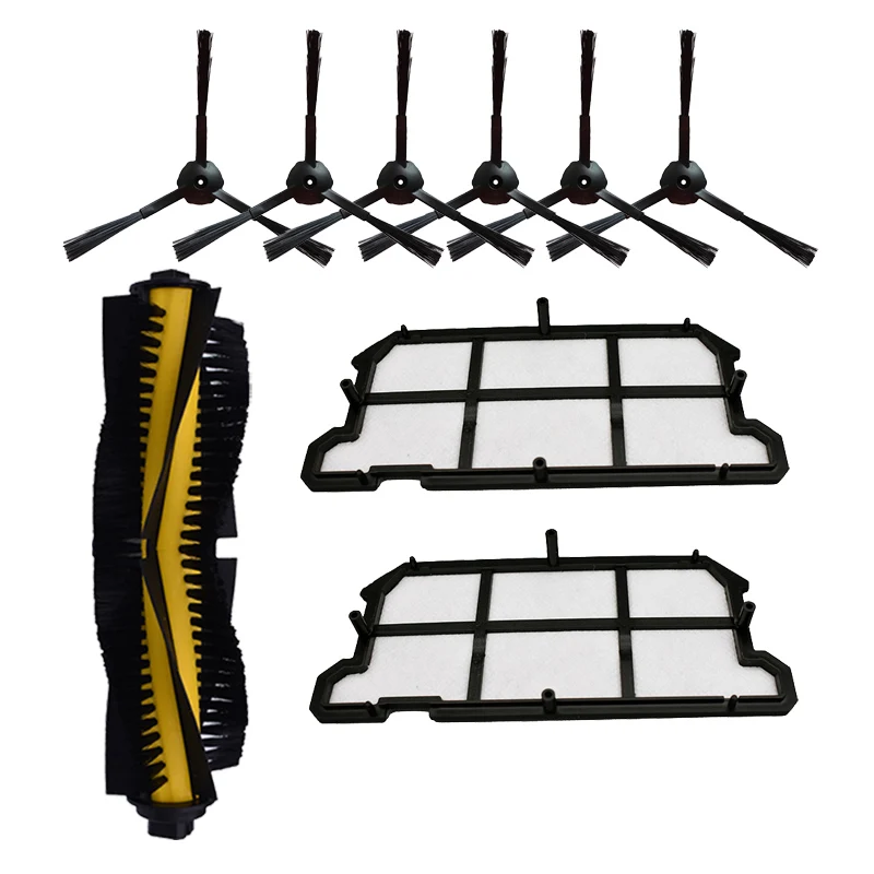 사이드 브러시 hepa 필터 메인 브러시 ilife v7 v7s v7s 프로 로봇 진공 청소기 부품 교체 예비 부품 원격 제어
