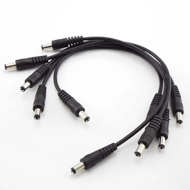 12V 3A DC male to male Power supply diy cord cable 5.5 x 2.1mm Male CCTV Adapter Connector Power Extension Cords 0.5M/1M/2M