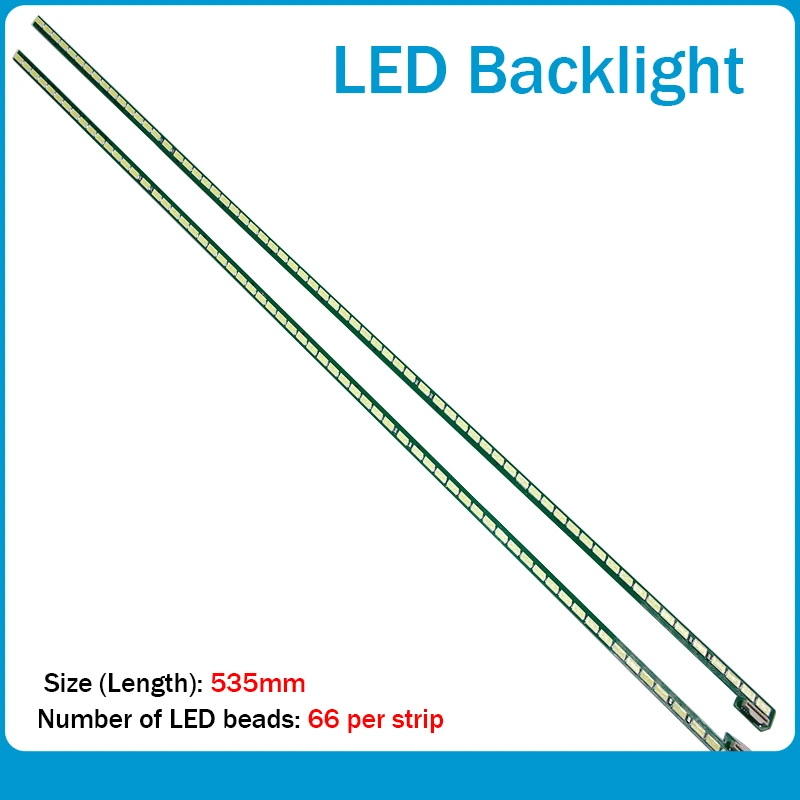 New kit 10 PCS 66LED 535mm LED Backlight Strip for LG 49UF695V 6922L-0128A LC490EQE 6916l1722B 6916l1723B 49 V14 ART TV R L type