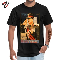 On Sale Saddam Propaganda Printed T Shirt Crewneck Urban Mens Tops Shirts Scout Sleeve Father Day Printed Tops & Tees