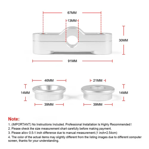 Imagen 2 del producto Kit de buje de palanca de cambios, Kit de buje de palanca de cambios de enlace sólido delantero y trasero, aluminio CNC para Honda Civic b-series Engine B16 B18 B20