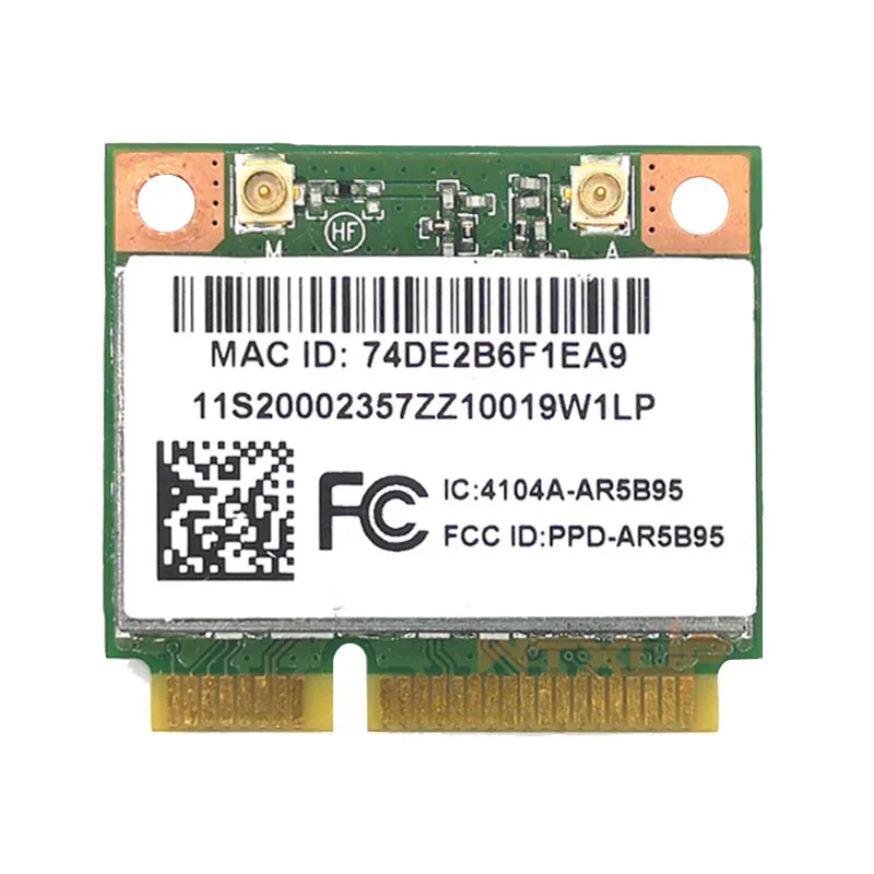 Tarjeta WIFI AR5B95 AR9285 para Lenovo V460 G460 B560 Z460 Z560 Y460 Z460 Z475 E46a E46g E46L G455 G460 X230 G480 5B95 inalámbrica