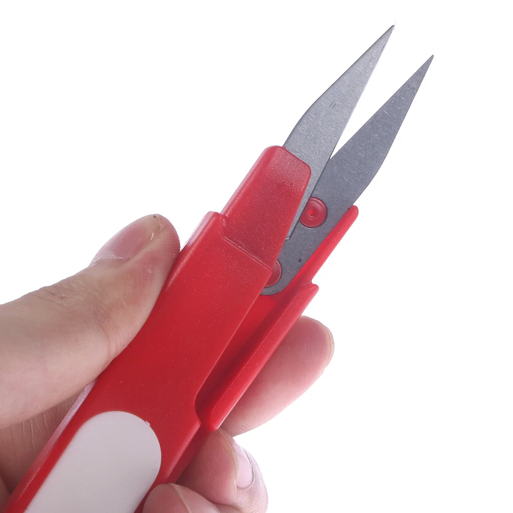 1PCS Paper Scissors Portable Stationery Sewing Scissors Office Supplies Student Paper Cutting Tool Color Random