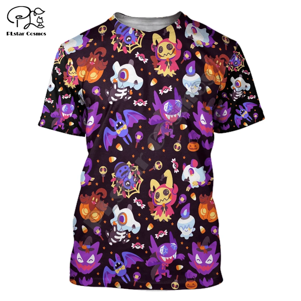 

PLstar Cosmos Halloween Pumpkin 3D Printed 2021 New Fashion T-shirt Harajuku Streetwear Men/Women Short Sleeve Drop Shipping H24