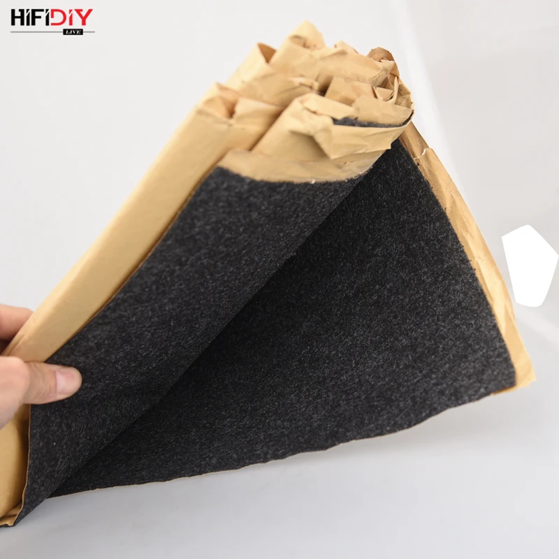 HIFIDIY LIVE Width 1m Subwoofer Speaker Felt Flannel Sound-absorbing Cotton Decorative KTV Stage Speaker DIY 2.5mm Self-adhesive