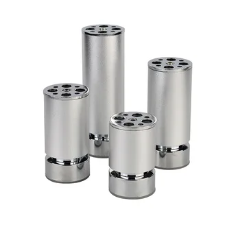 4 個の家具足アルミ合金調整可能なテーブルソファキャビネット脚食器棚椅子足取付ネジ家具の脚
