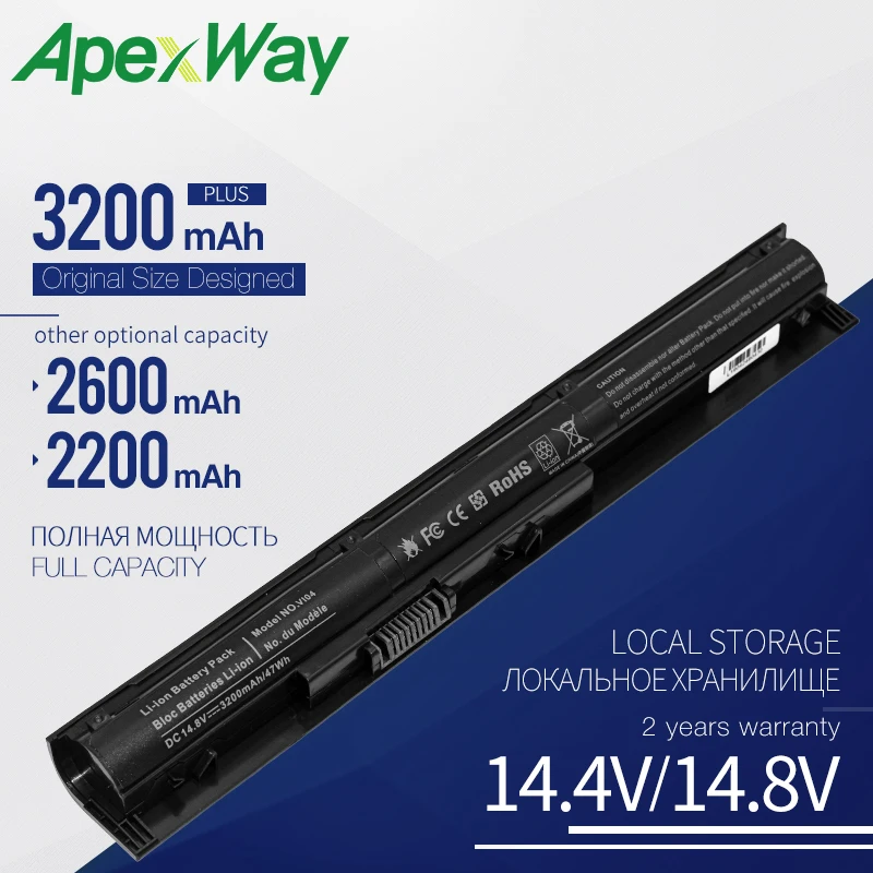 

14.8V New Laptop Battery for HP VI04 HSTNN-DB6I HSTNN-DB6K ProBook 440/450 G2 Series 756745-001 756744-001 756478-421 756743-001