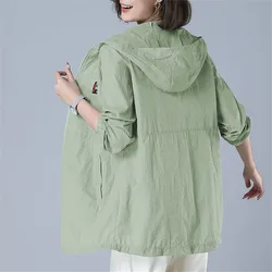 Sun-Proof Clothing Women's UV Summer New 2023 Anti-Ultraviolet All-Match Sun Protection Clothing Female Coat Jacket Hooded Top