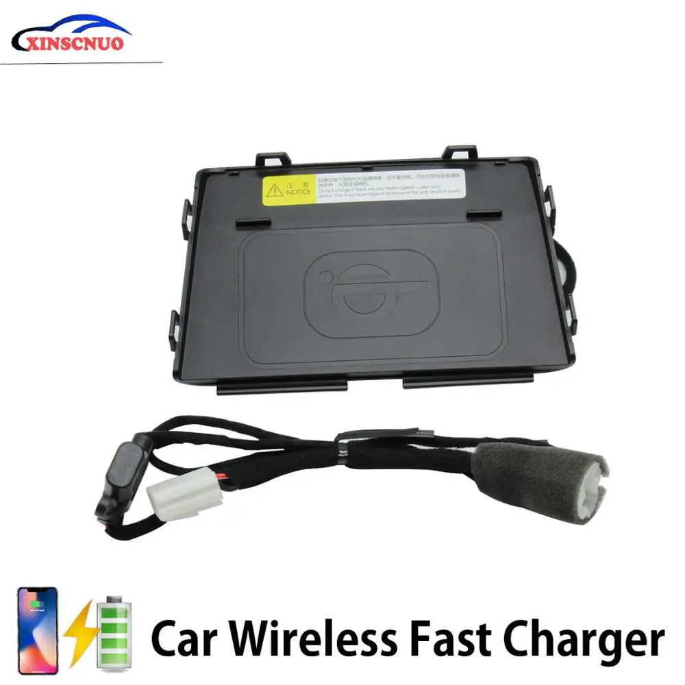 

Car Accessories Vehicle Wireless Charger For Volkswagen VW Tiguan 2014-18 Fast Charger Module Wireless Onboard Car Charging Pad