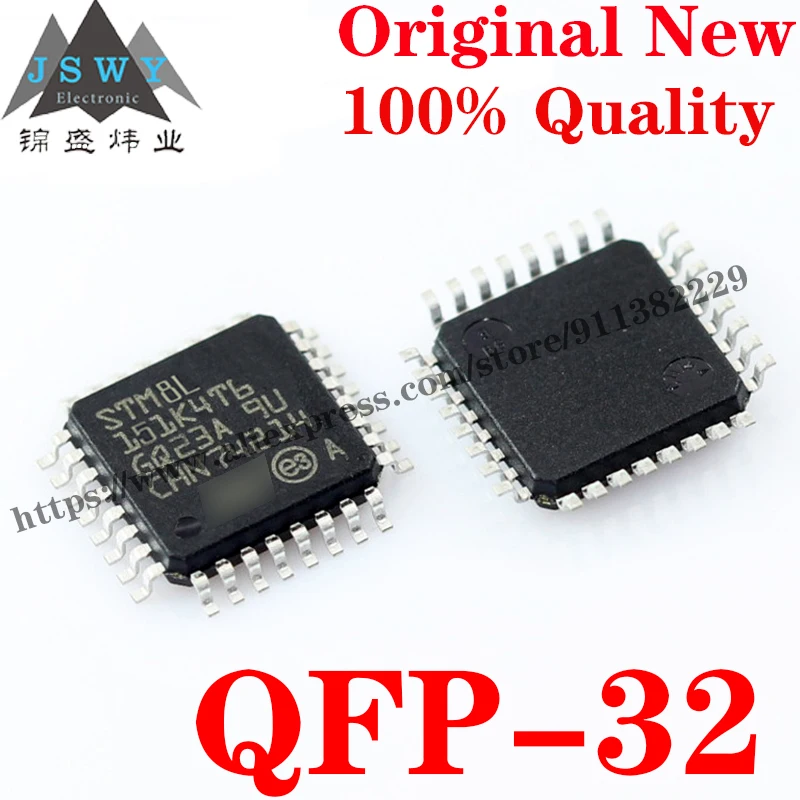 STM8L052C6T6 STM8L151K4T6 STM8L152R8T6 Semiconductor 8-bit microcontroller -MCU Chip Use for module arduino nano uno Free Ship