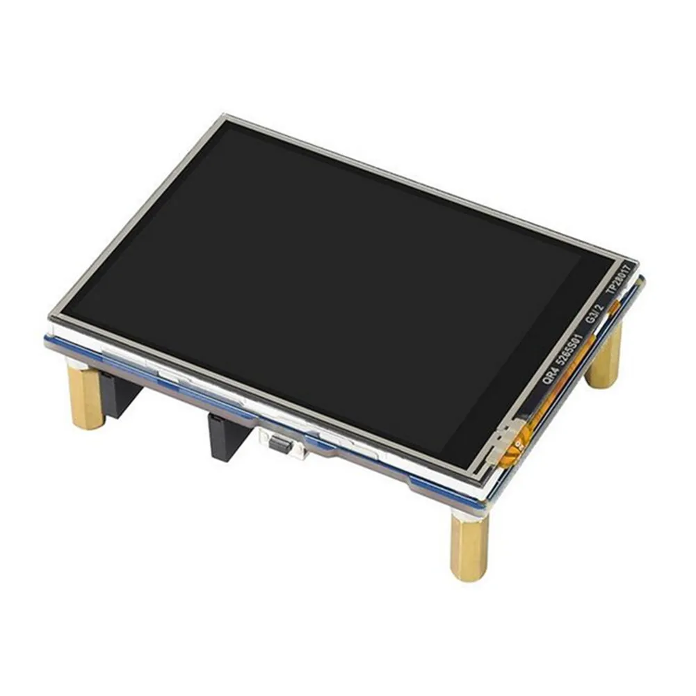 Módulo de pantalla LCD táctil resistiva de 2,8 ", interfaz SPI Shield HAT con separación de latón para placa RPI Raspberry Pi Pico