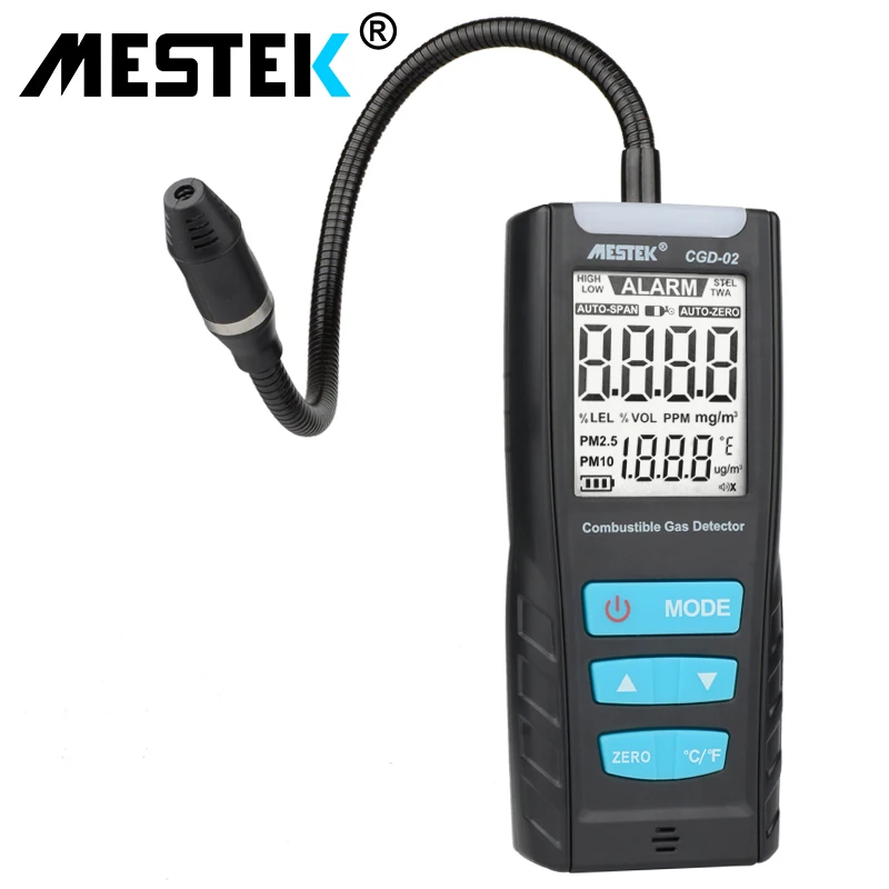 Gas Analyzer Combustible Gas Detector Handheld Carbon Monoxide Meter Portable CO Gas leak Detector Gas Monitor Tester