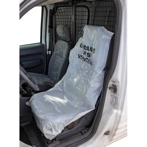 Car seat covers 250 roll cover plastic seat protector workshop seat cover 25 micron resistant