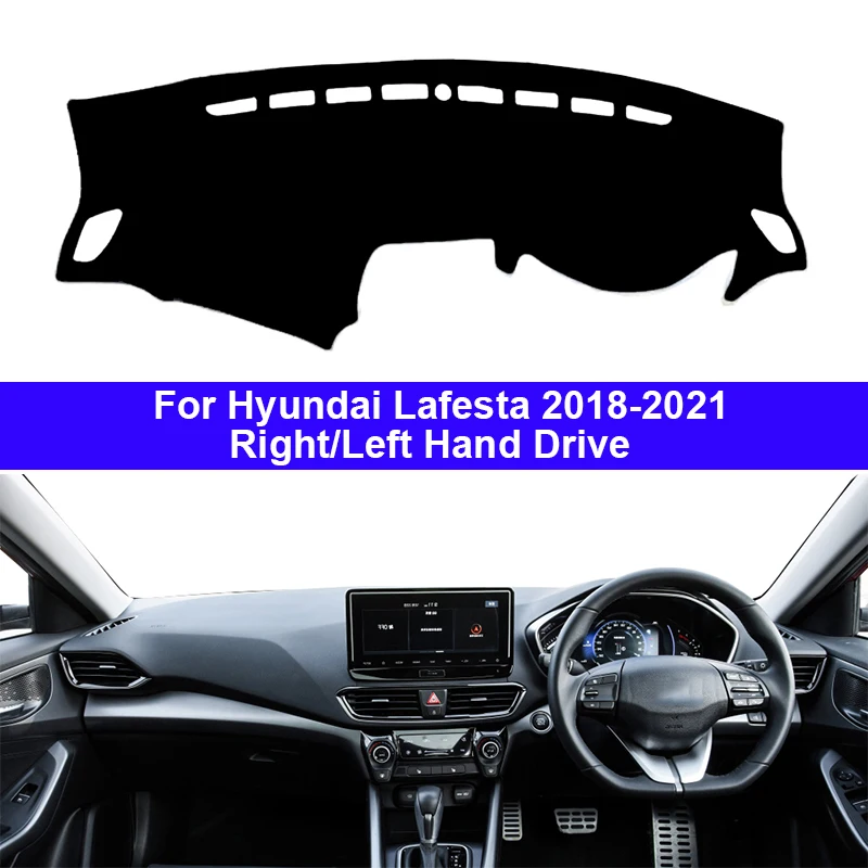 Car Auto Inner Dashboard Cover DashMat Carpet Cape For Hyundai Lafesta 2018 2019 2020 2021 Protector Rug Anti-UV Sun-Shade