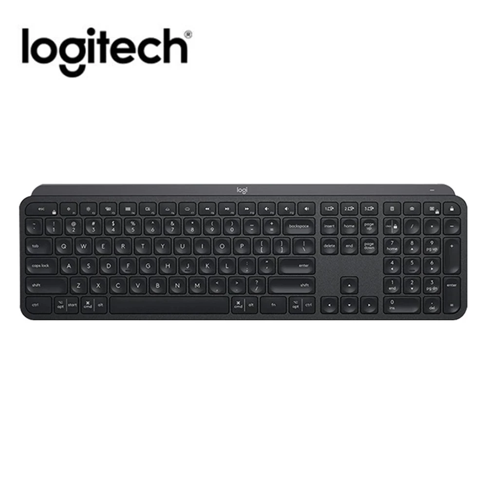 Logitech MX Keys Wireless/Bluetooth Keyboard 2.4GHz Dual Mode Backlight Rechargeable Easy-Switch Home Office