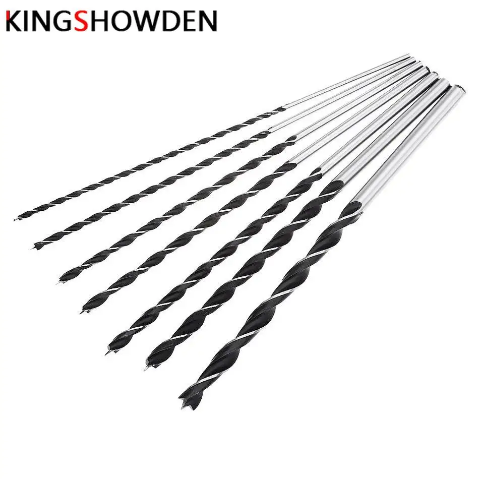 7pcs Wood Drill Bit Set Twist Wood Tools Woodworking 300mm Drill Bits DIY Carpentry Tool For Metal Steel Bits Woodworking Tool