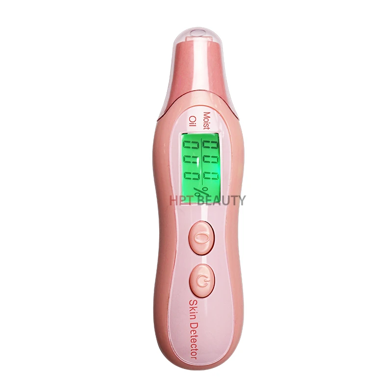 Precision Skin Oil Content Analyzer LCD Digital Facial Skin Moisture Meter Battery Operated Skin Care Tester Monitor Detector