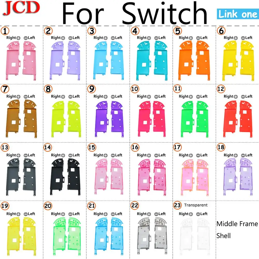 JCD Left Right Battery Holder Bracket Shell Cover for Nintend for Joycon Controller Middle Frame Case For Switch NS for Joy-Con