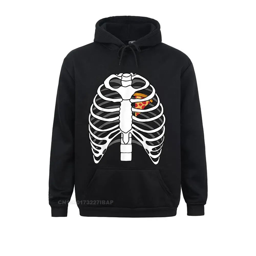 

Skeleton Rib Pizza Heart Costume Easy Food Halloween Sweatshirts NEW YEAR DAY Hoodies Cheap 3D Style Hoods Holiday Women