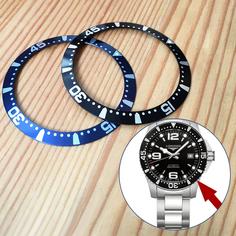 

Aluminum watch bezel inserts for Longines Sports Hydroconquest 44mm automatic watch L3.841.4