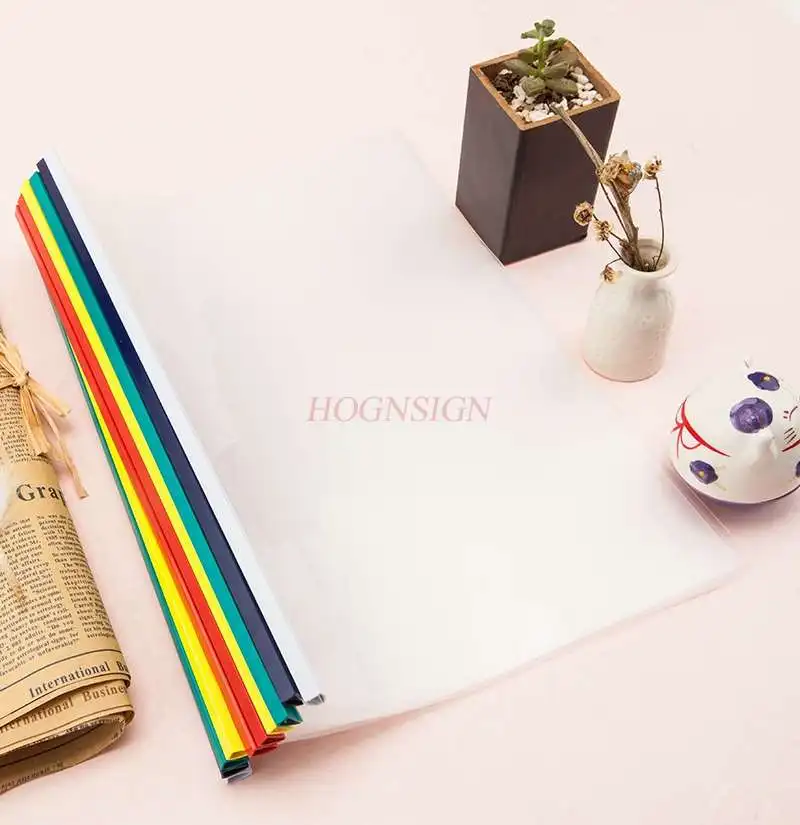 10pcs Drawer folder file folder transparent office supplies