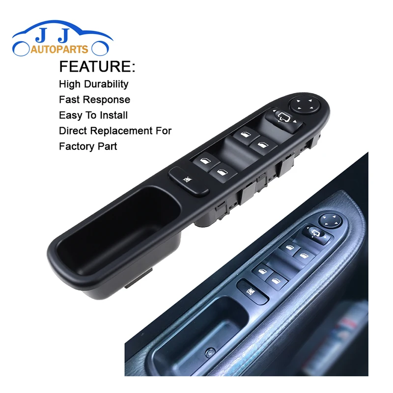 6554.KT NEW Left Front Automobile Electric Door Switch Window Control Glass-frame Riser For Peugeot 307 307CC 307SW 2000-2007