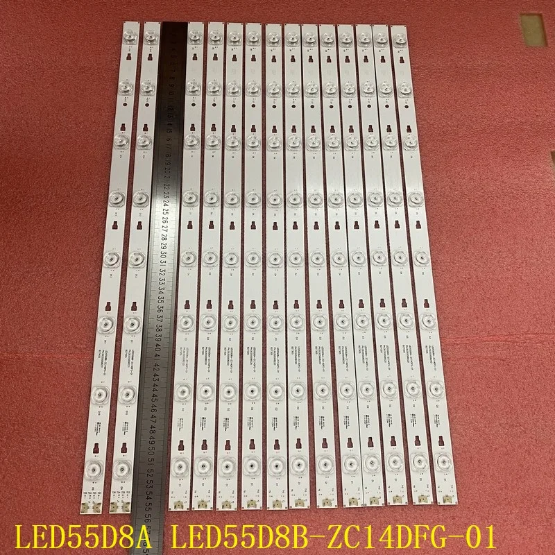 14pcs/set LED bar for Haier LE55U6500U LS55AL88A72 D5551A LED55D8B LED55D8A-ZC14DFG-01 6 30355008220 30355008221