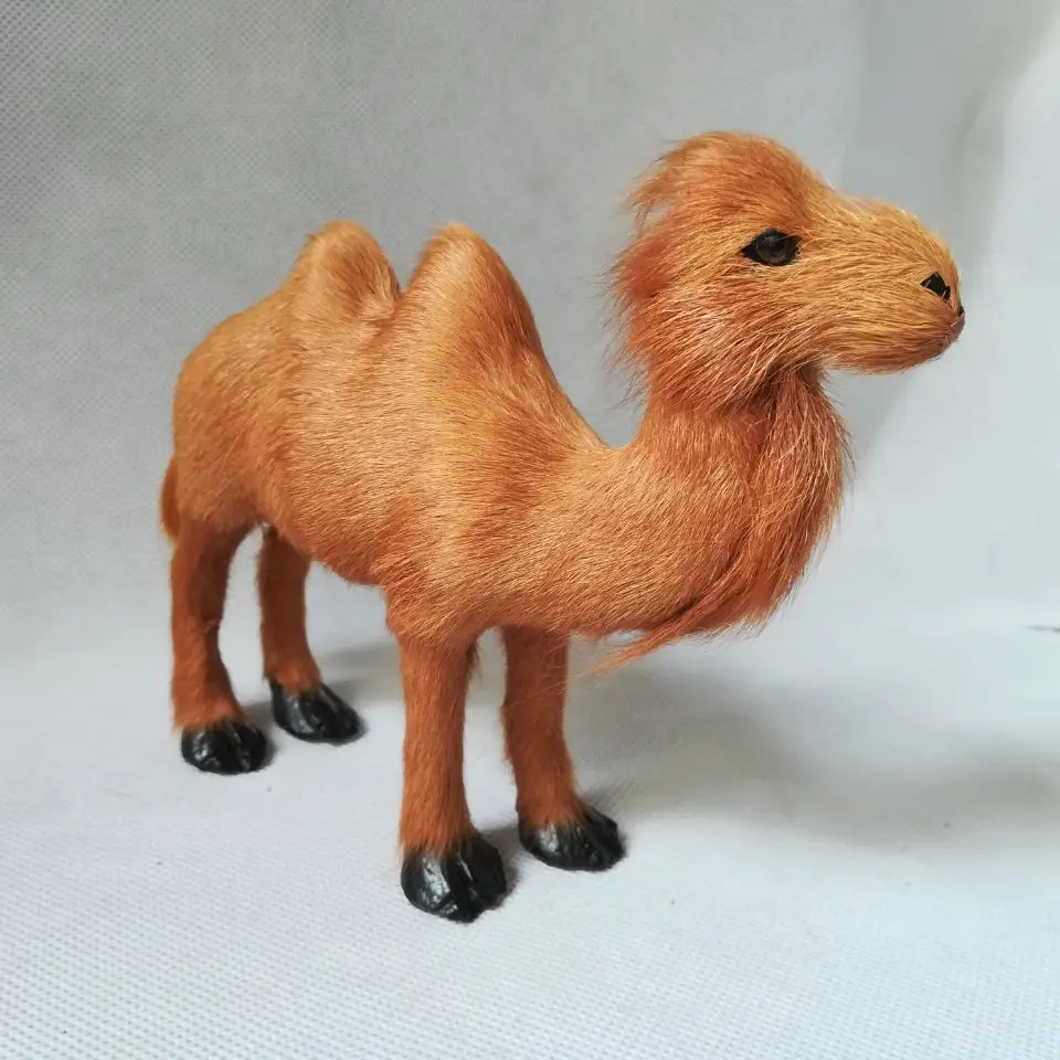 lifelike camel toy polyethylene&furs hard model handicraft Dromedary or Bactrian camel model b0769