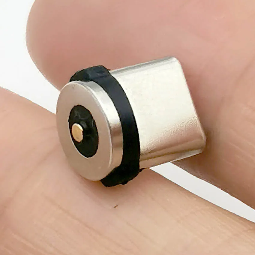 

10PCS Magnetic Plug 2 Pin Magnetic Charging Cable Adapter Micro USB Type C Magnet Charge Connector Dust Plugs