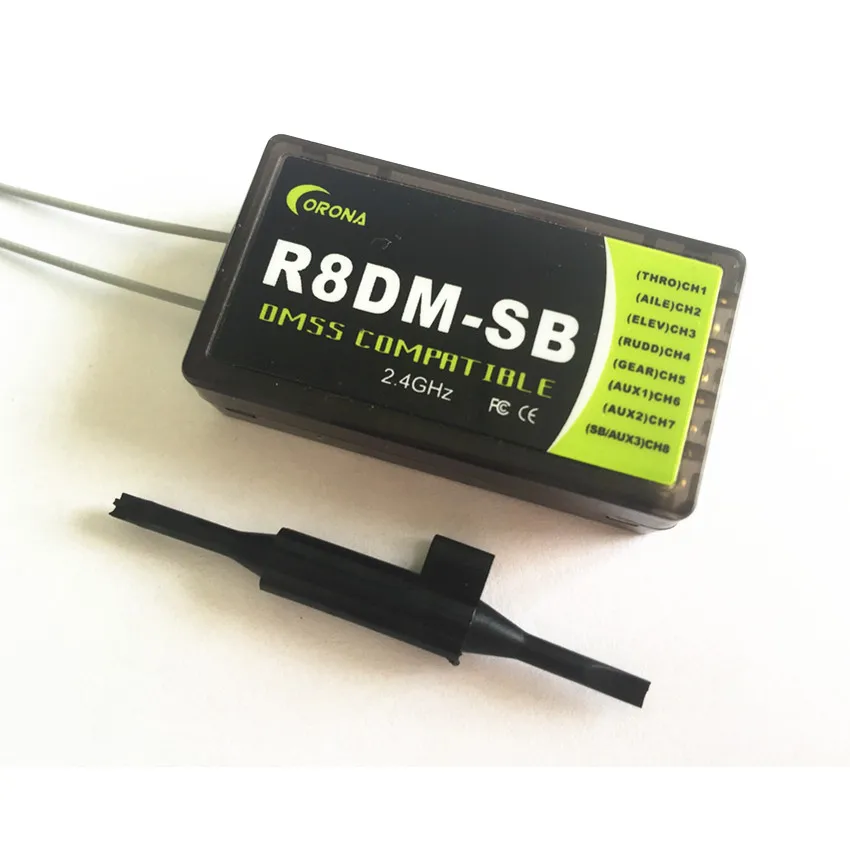 

Corona 2.4GHz R8DM-SB/ R4DM-SB/R6DM-SB 8CH/4CH/6CH JR DMSS Compatible Receiver w/ S.Bus Support JR DMSS XG6 XG7 XG8 XG11