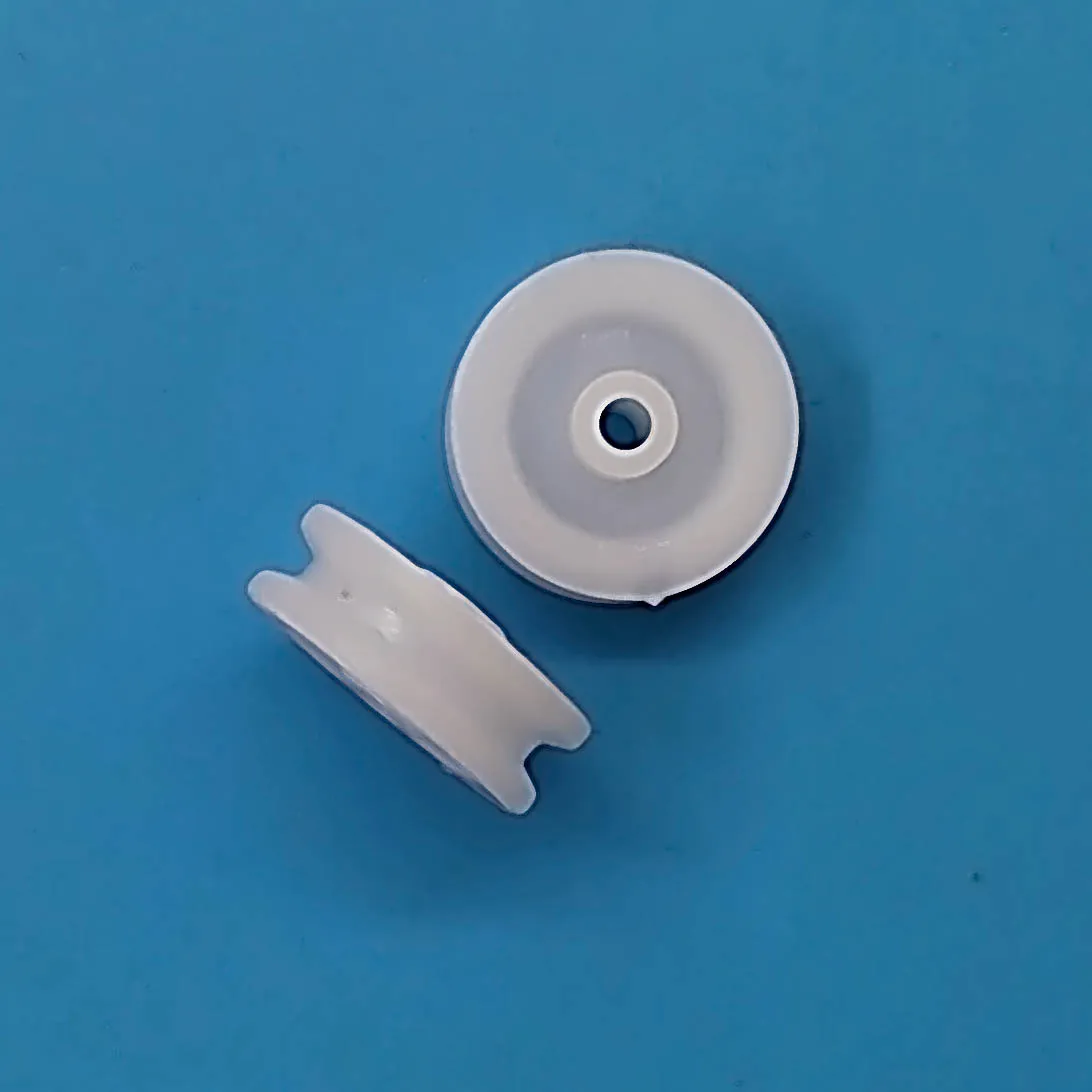 13-2A Plastic Pulley OD=13mm Shaft Hole 1.95mm Tight for 2mm Toy Model Belt Wheel 10pcs/lot