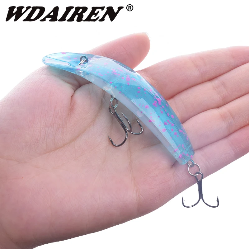 

WDAIREN Fishing Lure Mini Minnow 9cm 8g Artificial Hard Bait Sharp Hook Crankbait Wobbler Tackle Trout Freshwater Fishing tackle