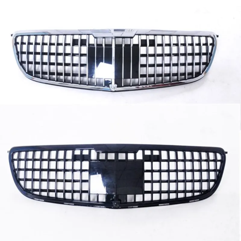 Car Modified Racing Grills Front Grille For Mercedes Benz GLS-Class GLS350 X166 2016 2017 2018 2019 Maybach Style