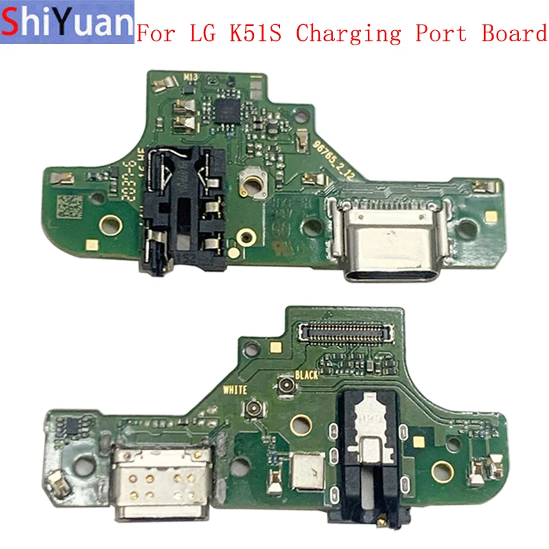 USB Charging Port Connector Board Flex Cable For LG K51S LMK510EMW Charging Connector Replacement Repair Parts