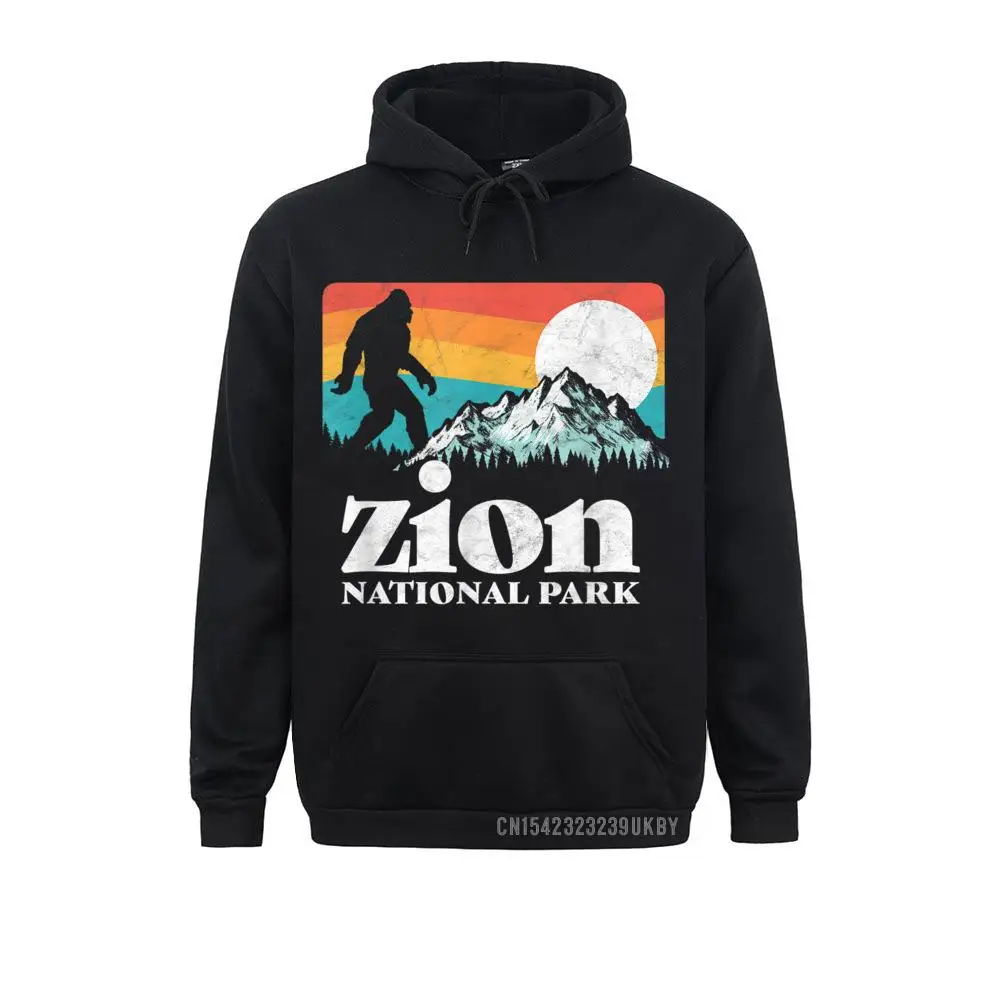 

Casual Long Sleeve Hoodies April FOOL DAY Family Hoods Mens Sweatshirts Zion National Park Utah Bigfoot Mountains Hoody