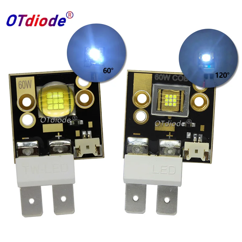 60W CBT90 SCT90 CBT-90 CST-90 Imported LED Emitter Diode Cold White 60/120 Degree For Follow Spotlight Stage Moving Head Light